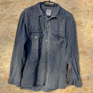 RIFLE Jeans hosszú ujjú ing, antracit fekete, XL